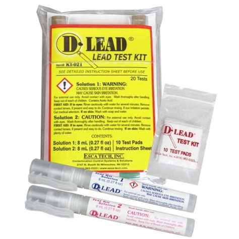 sensidyne lead test kit|lead test kit manual.